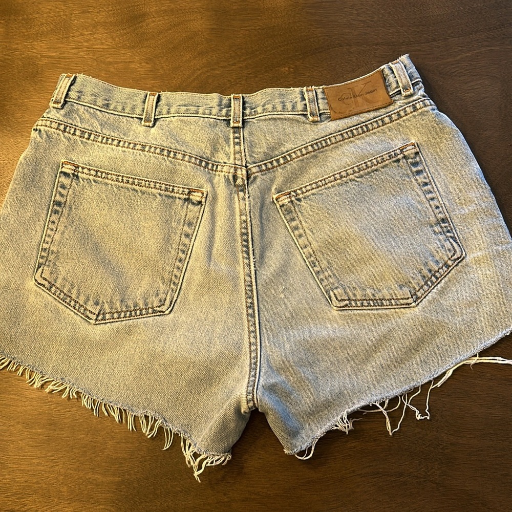 Vintage Calvin Klein cutoff shorts - Picture 3 of 3